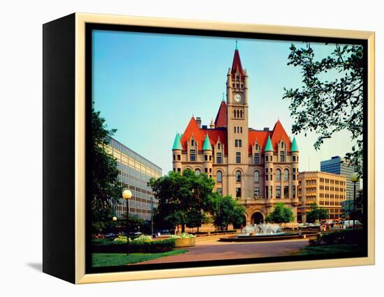 Landmark Center, St. Paul, Minnesota-Bernard Friel-Framed Premier Image Canvas