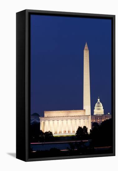 Landmarks in Washington, DC-Paul Souders-Framed Premier Image Canvas