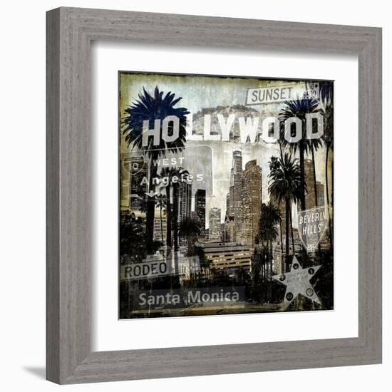 Landmarks L.A.-Dylan Matthews-Framed Art Print