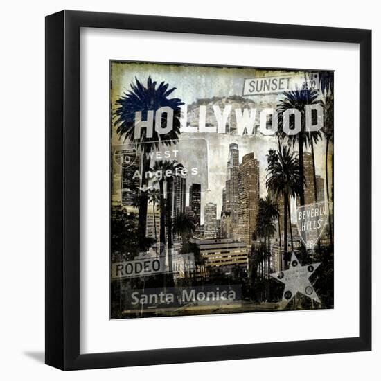 Landmarks L.A.-Dylan Matthews-Framed Art Print