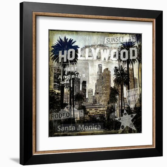Landmarks L.A.-Dylan Matthews-Framed Art Print