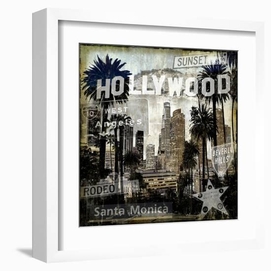 Landmarks L.A.-Dylan Matthews-Framed Art Print