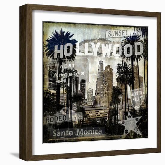 Landmarks L.A.-Dylan Matthews-Framed Art Print