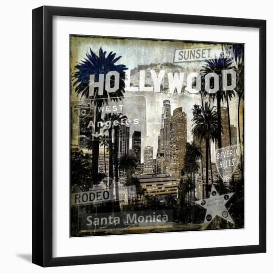 Landmarks L.A.-Dylan Matthews-Framed Art Print