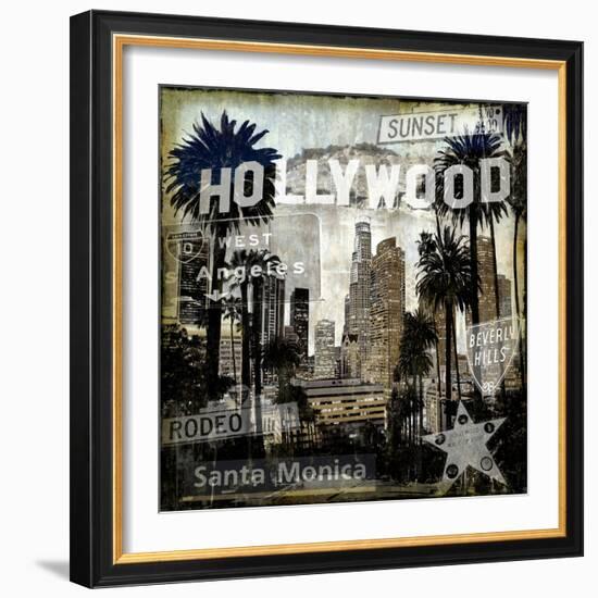 Landmarks L.A.-Dylan Matthews-Framed Art Print