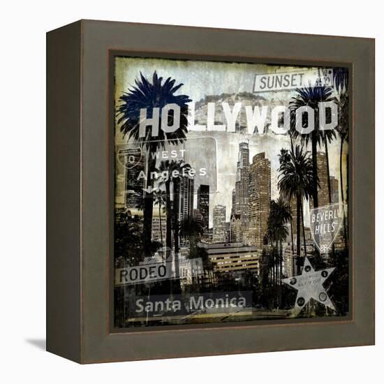 Landmarks L.A.-Dylan Matthews-Framed Stretched Canvas