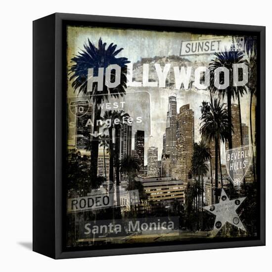 Landmarks L.A.-Dylan Matthews-Framed Stretched Canvas