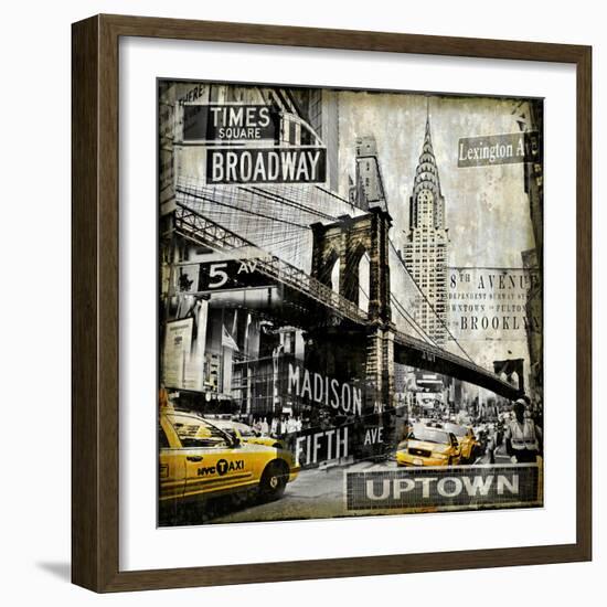 Landmarks NYC-Dylan Matthews-Framed Art Print