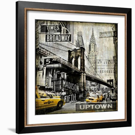 Landmarks NYC-Dylan Matthews-Framed Art Print