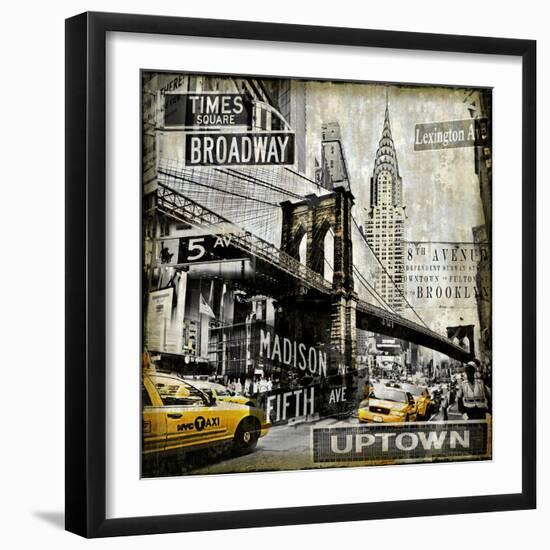 Landmarks NYC-Dylan Matthews-Framed Art Print