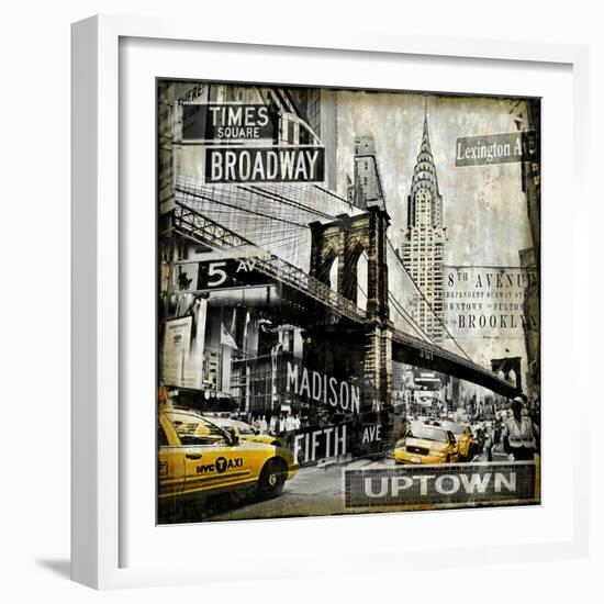 Landmarks NYC-Dylan Matthews-Framed Art Print