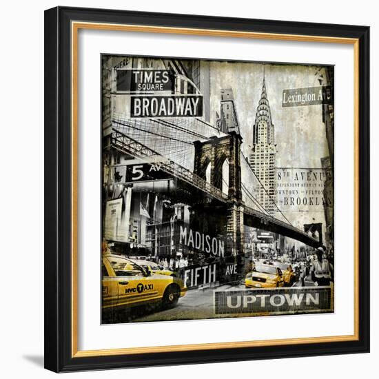 Landmarks NYC-Dylan Matthews-Framed Art Print