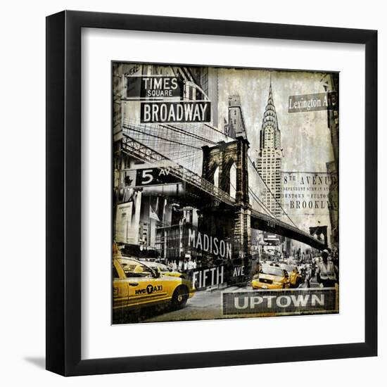 Landmarks NYC-Dylan Matthews-Framed Art Print