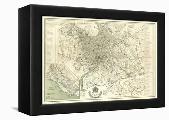 Landmarks of Rome-Felix Benoist-Framed Stretched Canvas