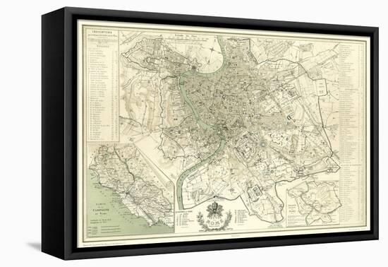 Landmarks of Rome-Felix Benoist-Framed Stretched Canvas