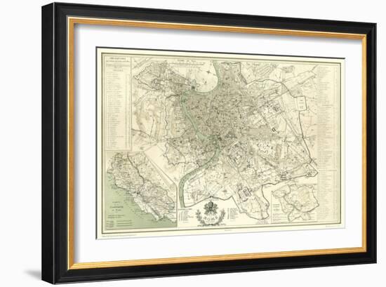 Landmarks of Rome-Felix Benoist-Framed Art Print