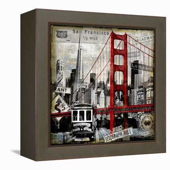 Landmarks San Francisco-Dylan Matthews-Framed Stretched Canvas