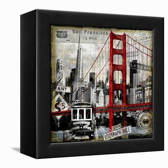 Landmarks San Francisco-Dylan Matthews-Framed Stretched Canvas