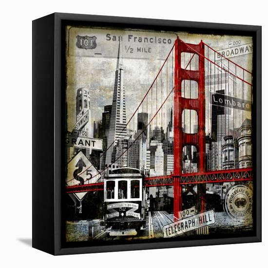 Landmarks San Francisco-Dylan Matthews-Framed Stretched Canvas