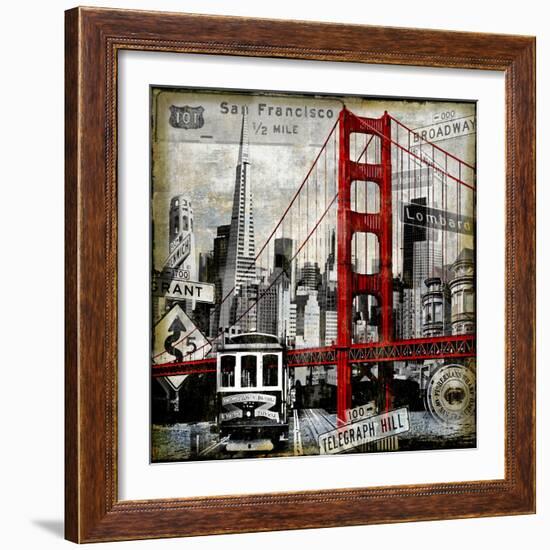 Landmarks San Francisco-Dylan Matthews-Framed Art Print