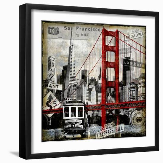 Landmarks San Francisco-Dylan Matthews-Framed Art Print