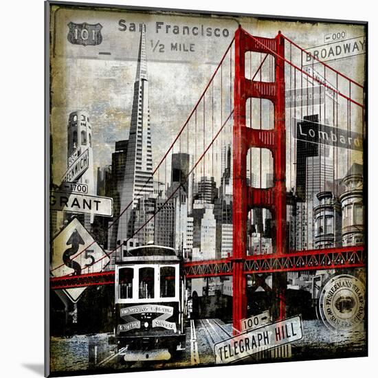 Landmarks San Francisco-Dylan Matthews-Mounted Art Print