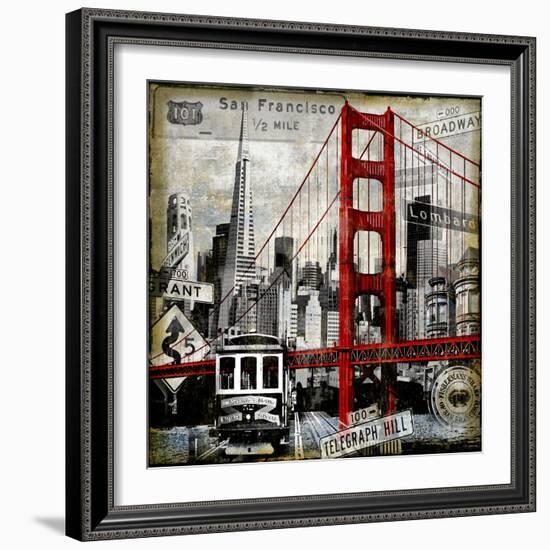 Landmarks San Francisco-Dylan Matthews-Framed Art Print