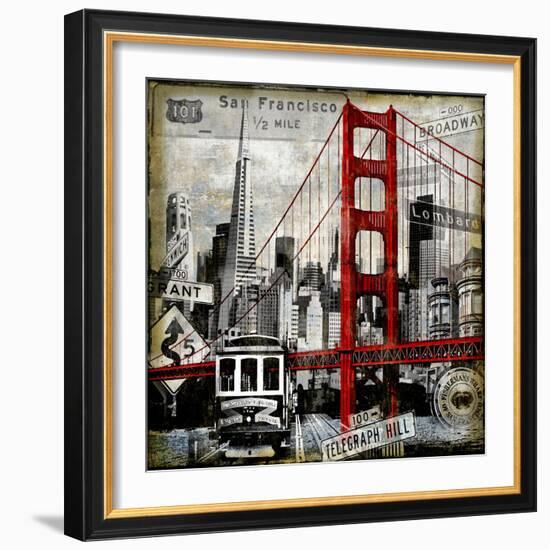 Landmarks San Francisco-Dylan Matthews-Framed Art Print