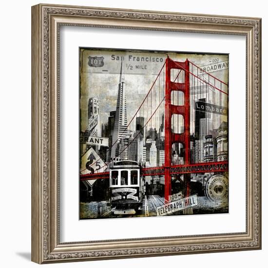 Landmarks San Francisco-Dylan Matthews-Framed Art Print