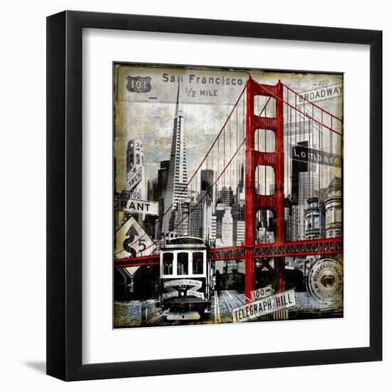 Landmarks San Francisco-Dylan Matthews-Framed Art Print