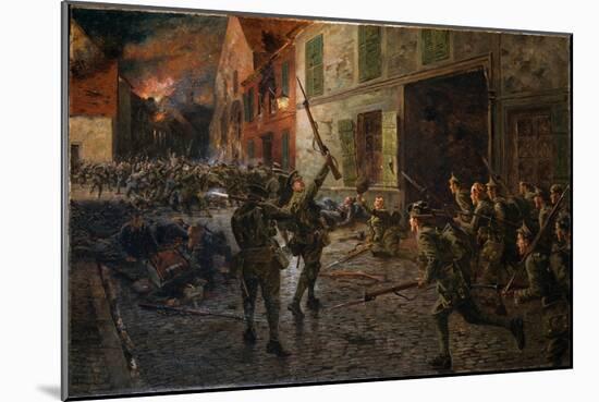 Landrecies, 25th August 1914, 1915-William Barnes Wollen-Mounted Giclee Print