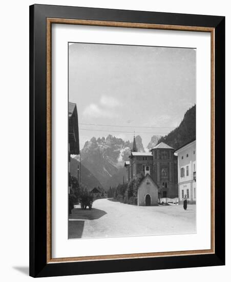 Landro and Monte Cristallo, Tyrol, Italy, C1900s-Wurthle & Sons-Framed Photographic Print