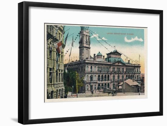 'Lands Department Sydney', c1910-Unknown-Framed Giclee Print