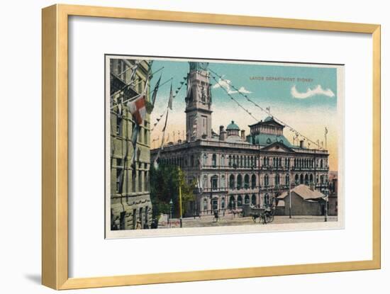 'Lands Department Sydney', c1910-Unknown-Framed Giclee Print