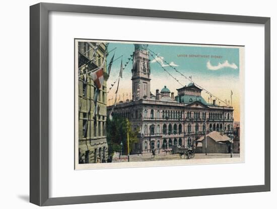 'Lands Department Sydney', c1910-Unknown-Framed Giclee Print