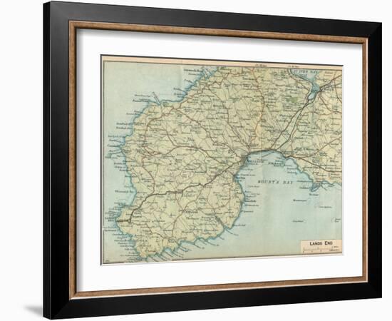 'Lands End', c20th Century-John Bartholomew-Framed Giclee Print