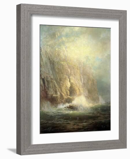 Lands End, Cornwall, 1888-William Trost Richards-Framed Giclee Print