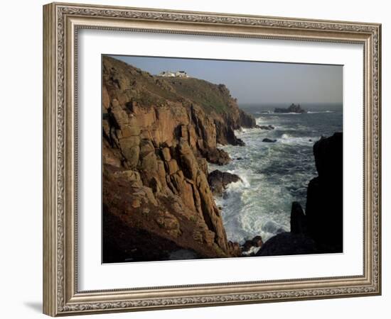 Lands End, Cornwall, England, United Kingdom-John Miller-Framed Photographic Print