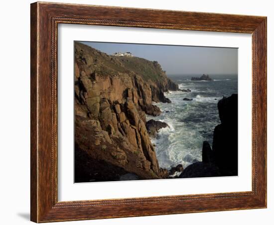 Lands End, Cornwall, England, United Kingdom-John Miller-Framed Photographic Print