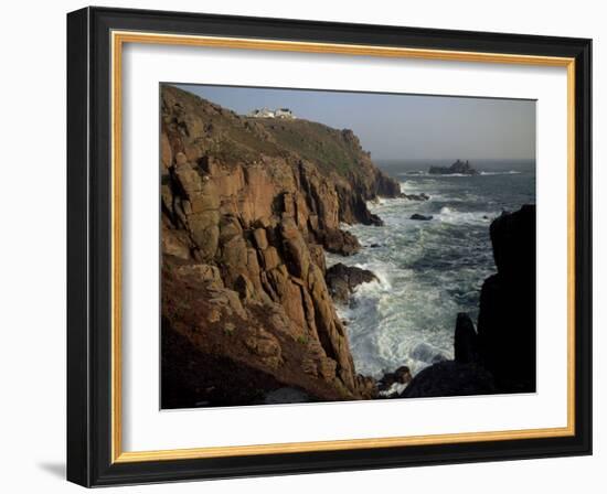 Lands End, Cornwall, England, United Kingdom-John Miller-Framed Photographic Print