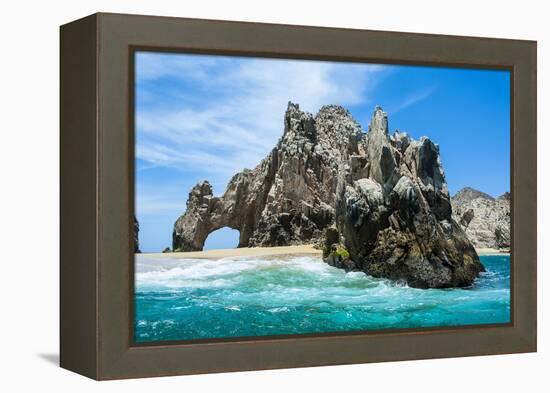 Lands End Rock Formation, Los Cabos, Baja California, Mexico, North America-Michael Runkel-Framed Premier Image Canvas