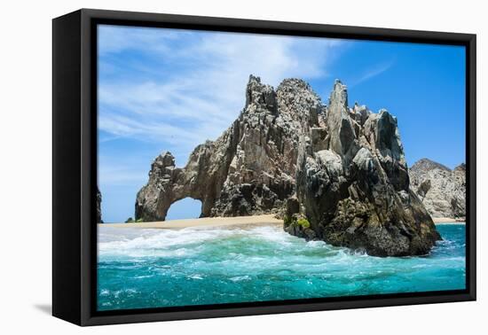 Lands End Rock Formation, Los Cabos, Baja California, Mexico, North America-Michael Runkel-Framed Premier Image Canvas