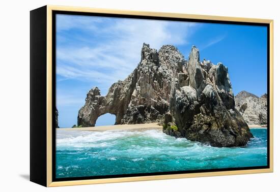 Lands End Rock Formation, Los Cabos, Baja California, Mexico, North America-Michael Runkel-Framed Premier Image Canvas