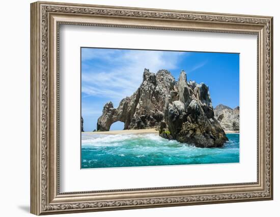 Lands End Rock Formation, Los Cabos, Baja California, Mexico, North America-Michael Runkel-Framed Photographic Print