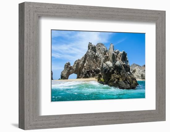 Lands End Rock Formation, Los Cabos, Baja California, Mexico, North America-Michael Runkel-Framed Photographic Print