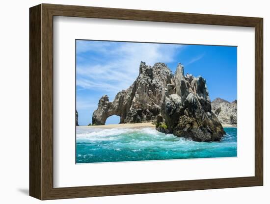 Lands End Rock Formation, Los Cabos, Baja California, Mexico, North America-Michael Runkel-Framed Photographic Print