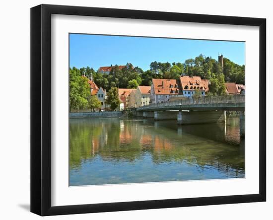 Landsberg Am Lech, Romantic Road, Lech River-Uta Horst-Framed Photographic Print