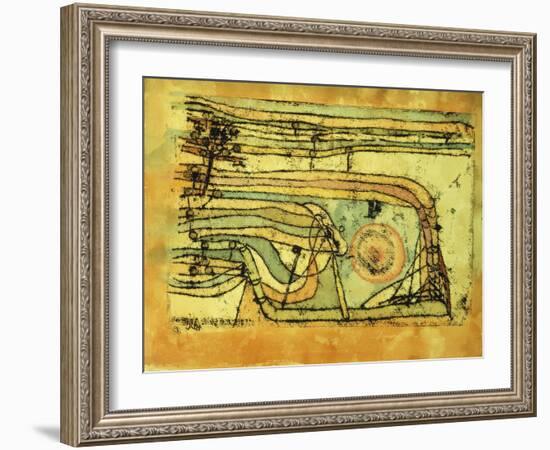 Landscaft im Pankenton-Paul Klee-Framed Giclee Print