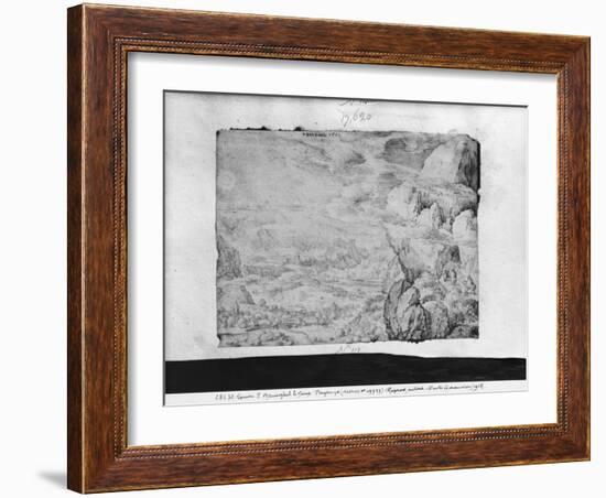 Landscape, 1560-Pieter Bruegel the Elder-Framed Giclee Print