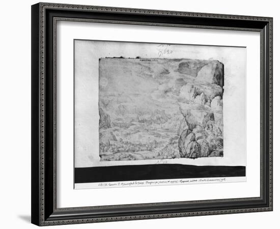 Landscape, 1560-Pieter Bruegel the Elder-Framed Giclee Print